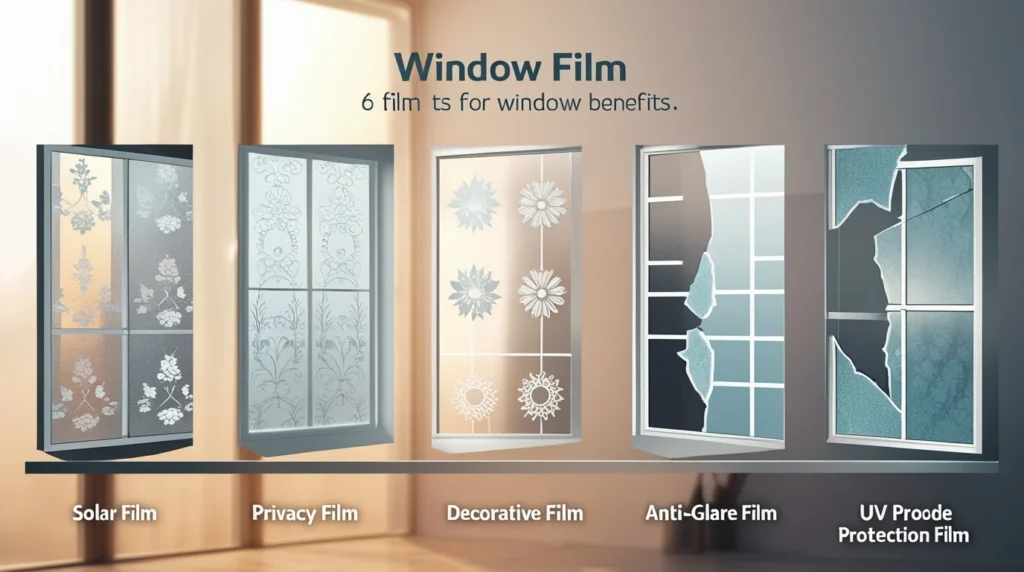 Different Window Film Types Explained Clearly