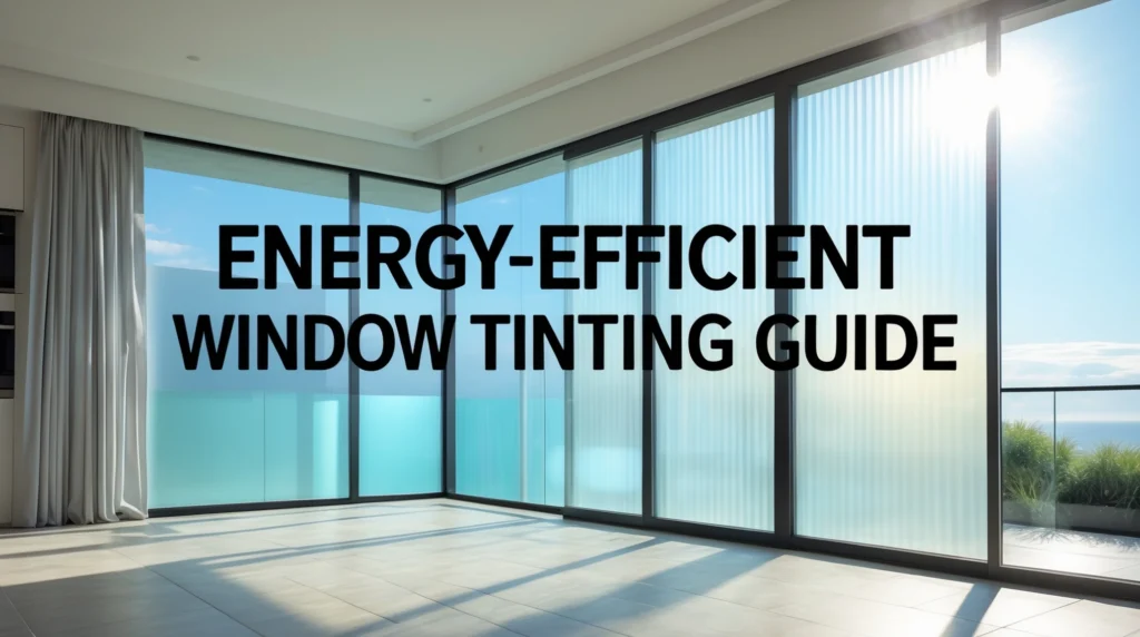 Energy-efficient window tinting
